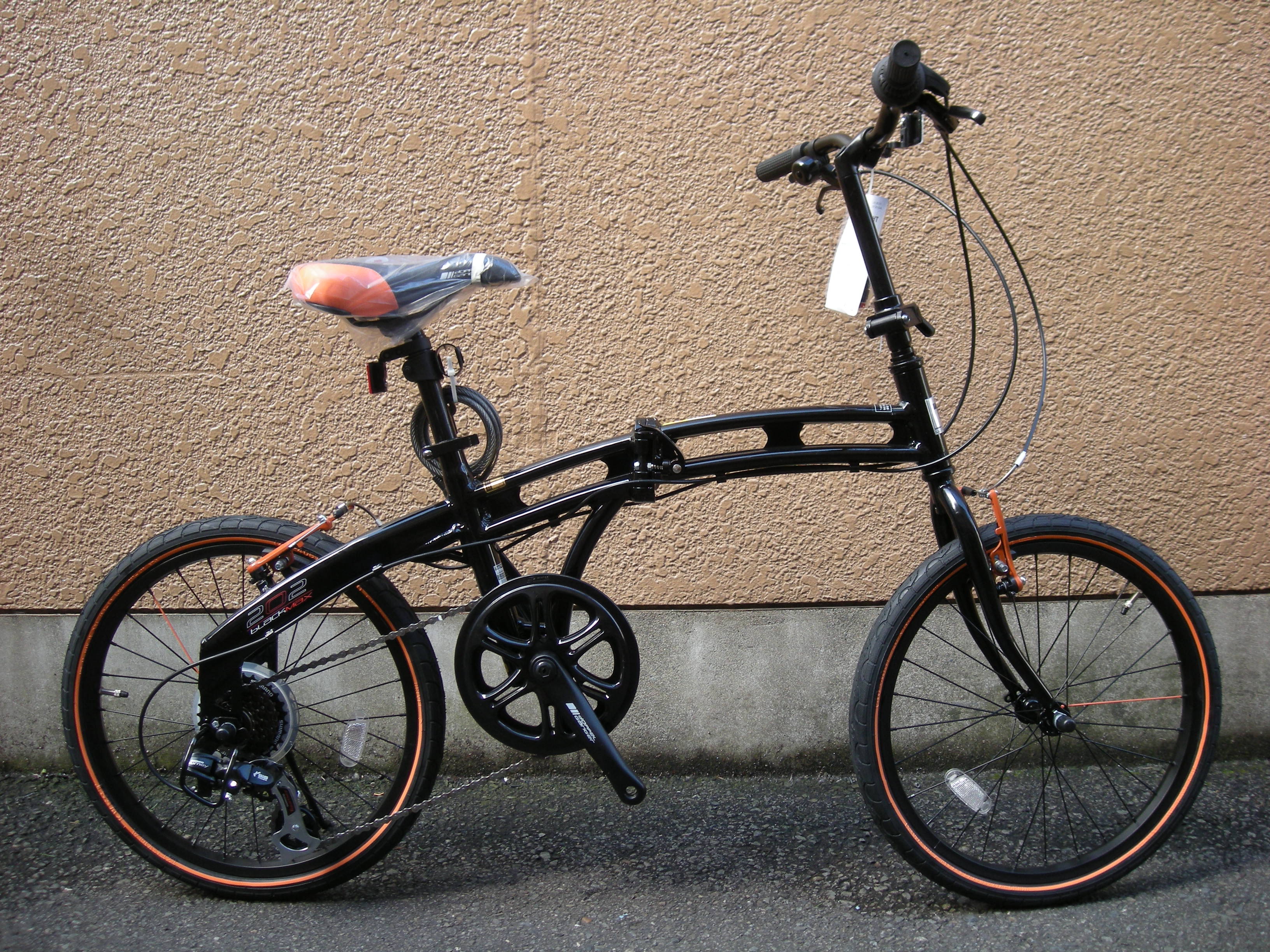 ドッペルゲンガー 折りたたみ自転車 ミニベロ 202 BLACKMAX譲渡証明書あり